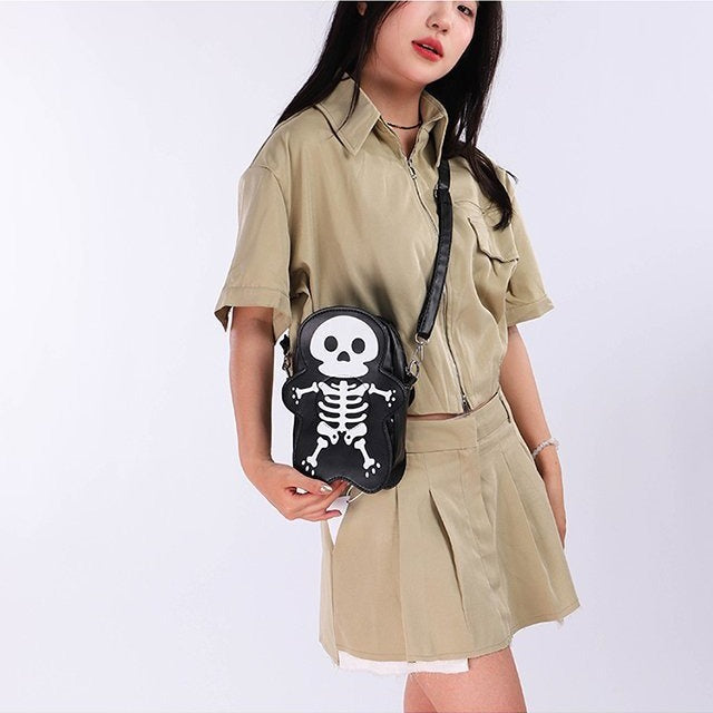 Cute Halloween Skull Cross Body Bag - A Trust Market