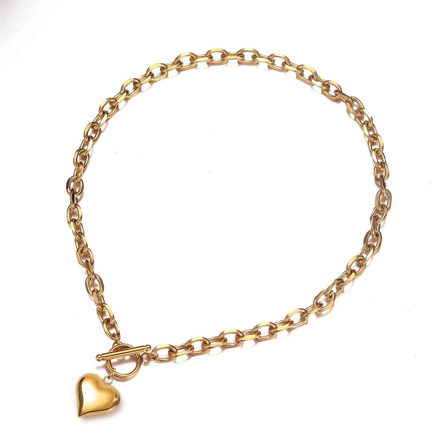 Beautiful Stainless Steel Heart Pendant 📿