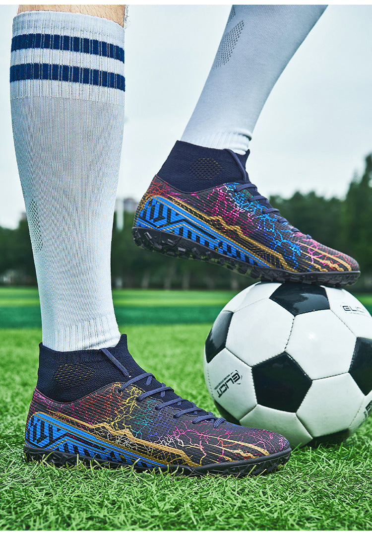 High-top Youth Short And Long Nail Soccer Shoes For Turf or Grass - A Trust Market