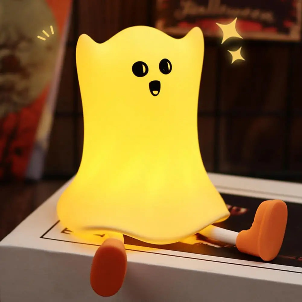Very Cute Halloween Silicone Ghost With Touch Control - A Trust Market