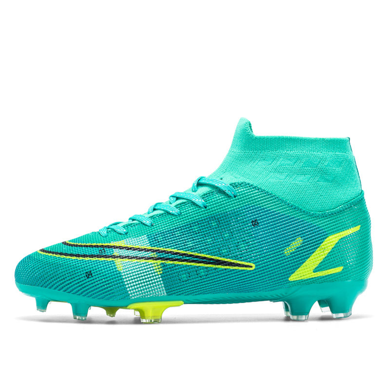 High Top Soccer/Football Boots For natural or Artificial Turf