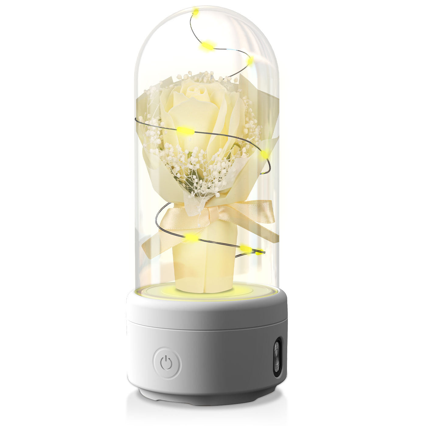 Creative 2 In 1 Bouquet LED Light And Bluetooth-compatible Speaker - A Trust Market