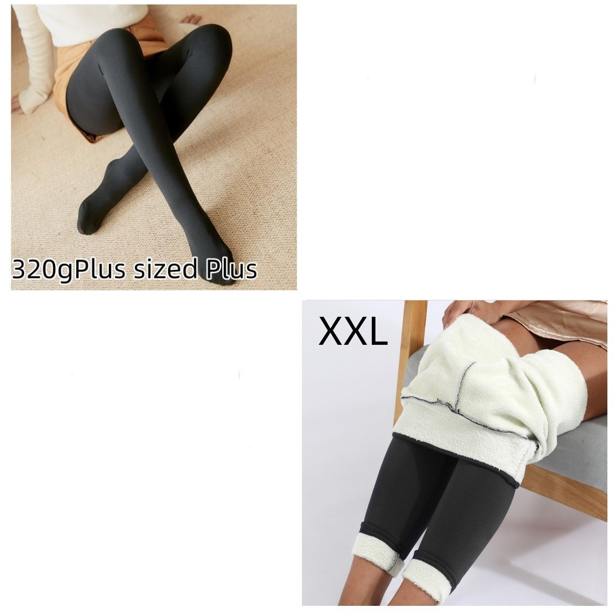 Wonderful Fleece-lined Thickened Sheer Tights Leggings