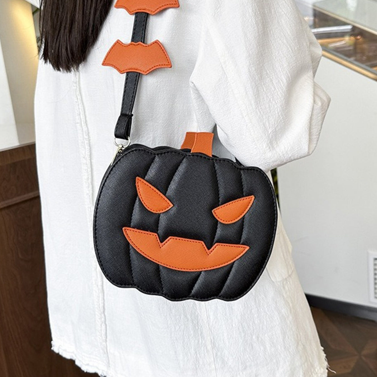 Wonderful Halloween Pumpkin Crossbody Purse For Women - A Trust Market