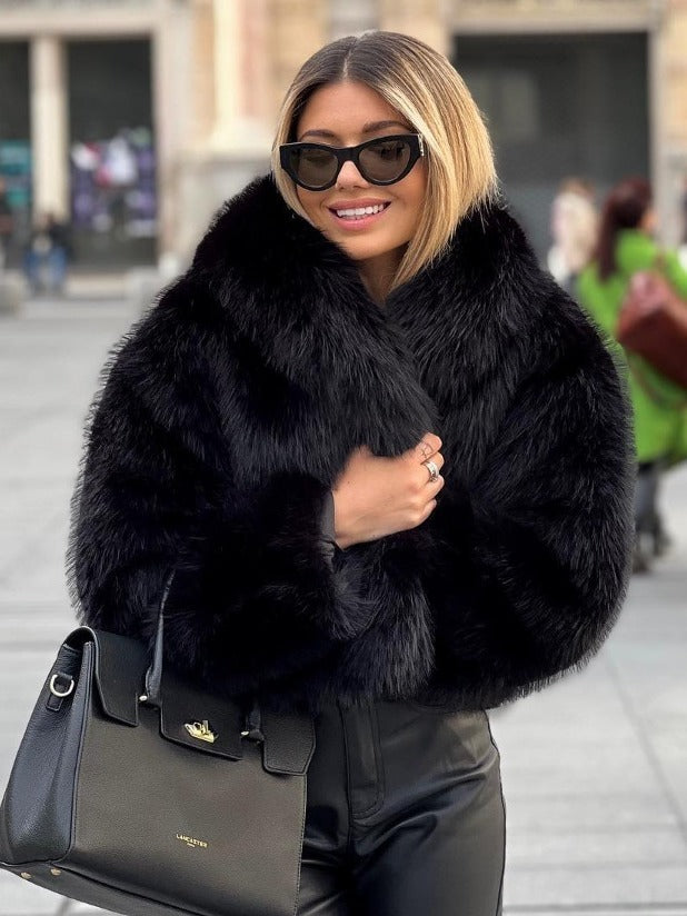 Fashion Winter Plush Coat For Women