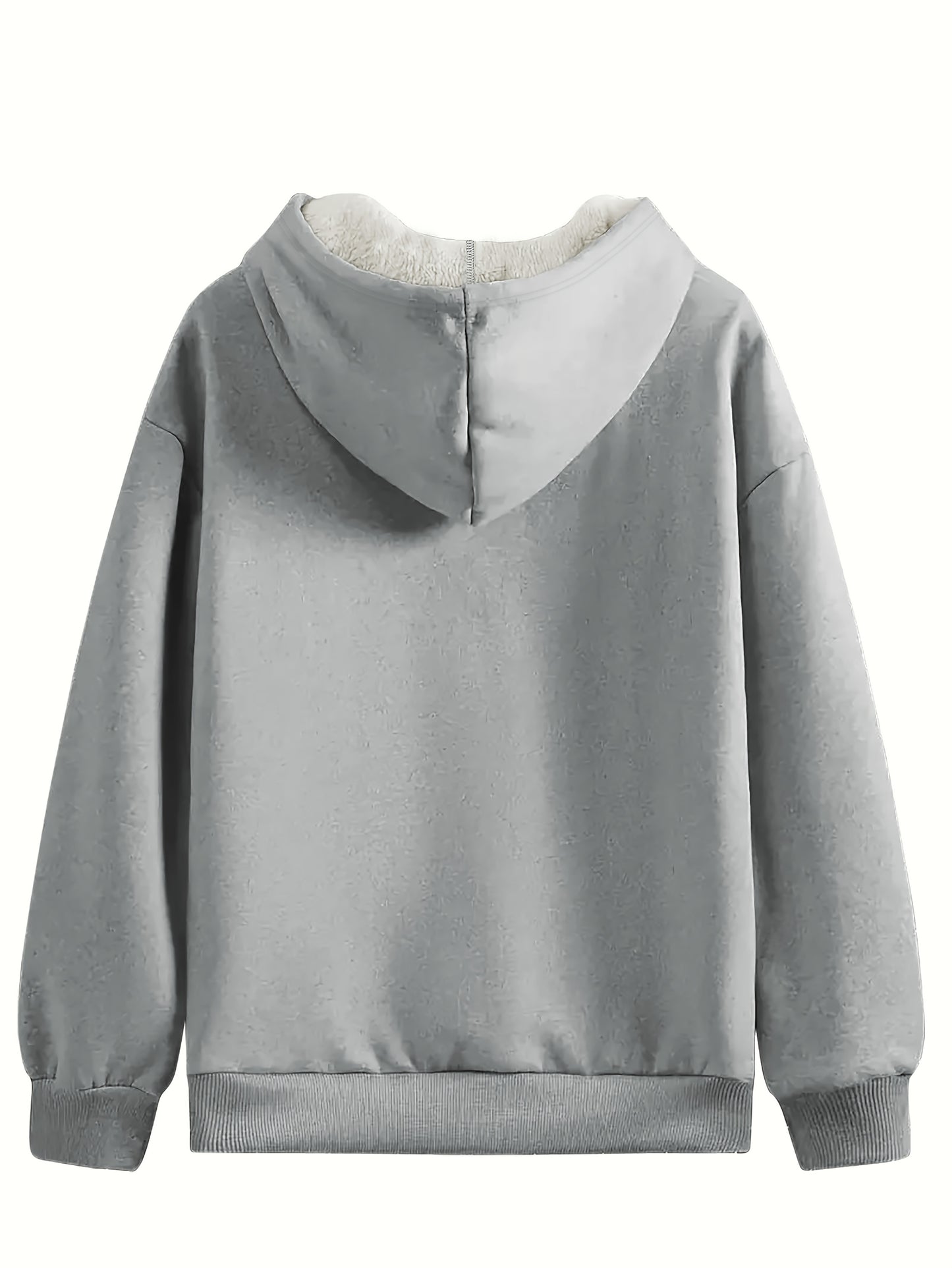 Wonderful USA Flag Print Hoodie For Women. Casual Pullover with Fleece-Lined Collar.