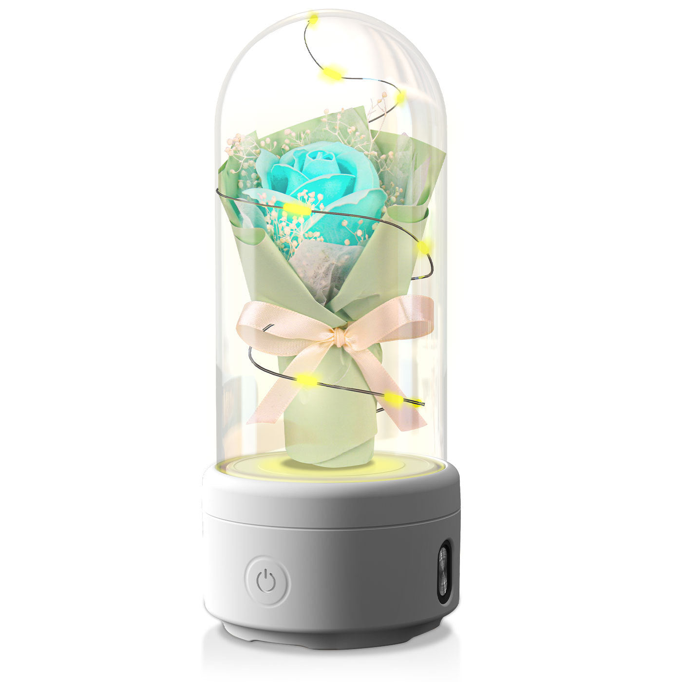 Creative 2 In 1 Bouquet LED Light And Bluetooth-compatible Speaker - A Trust Market