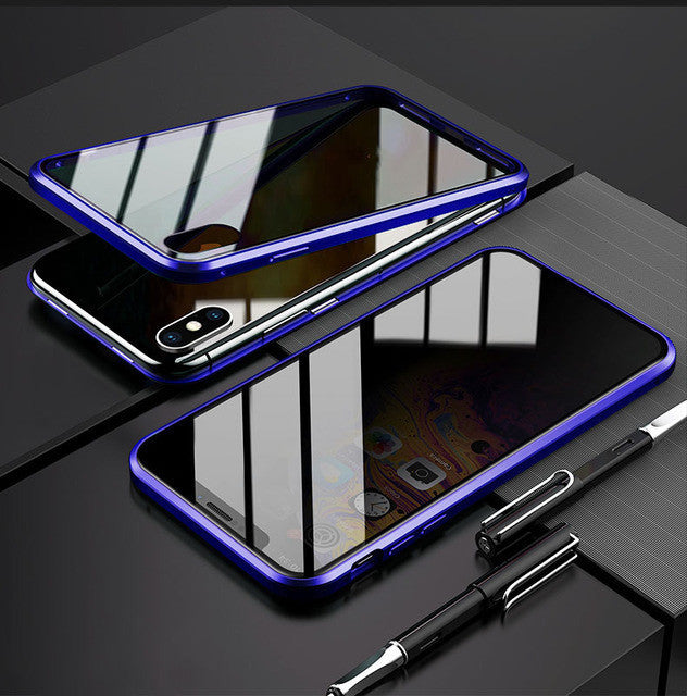 IPhone Magnetic Shell Case, Anti-peep, Privacy Glass - A Trust Market