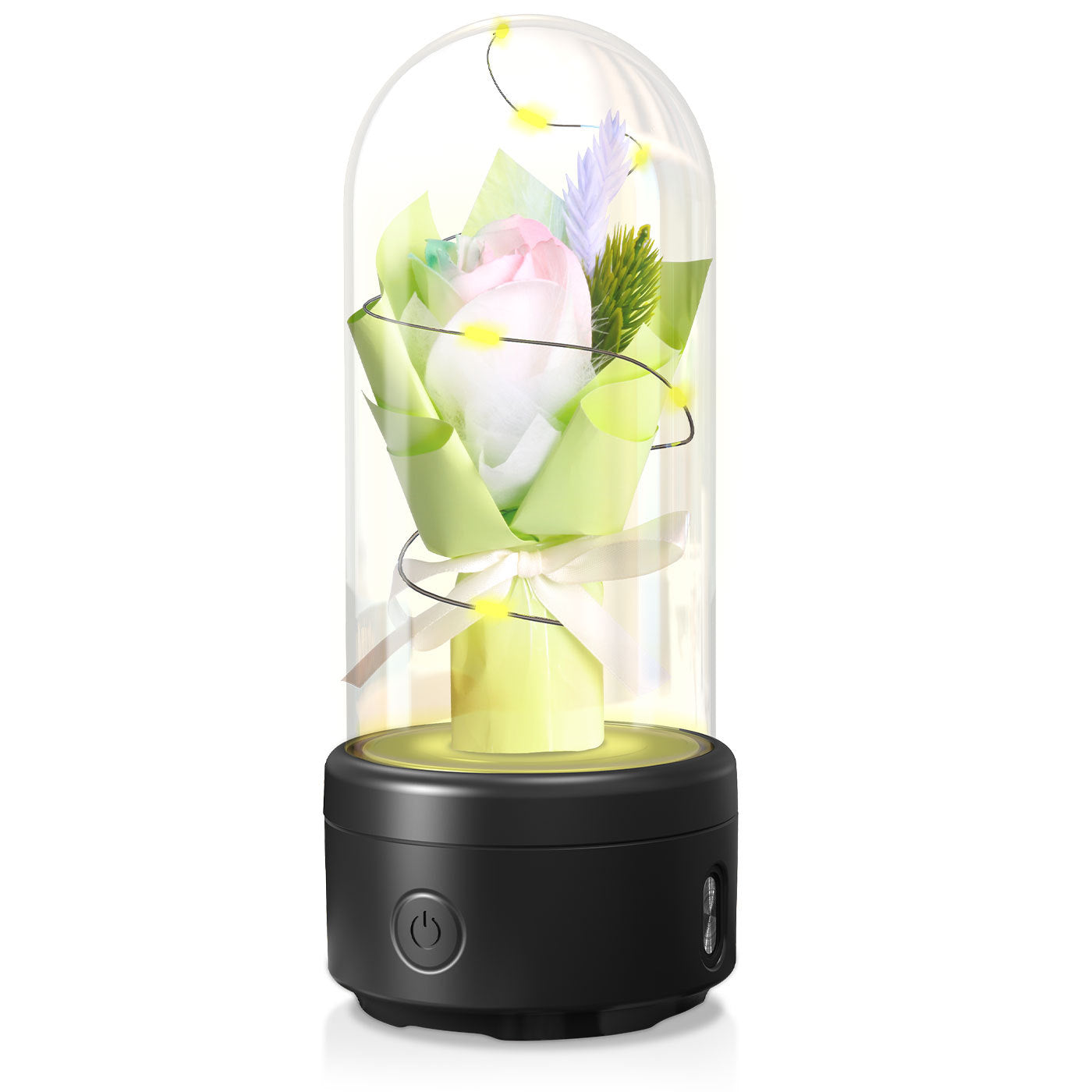 Creative 2 In 1 Bouquet LED Light And Bluetooth-compatible Speaker - A Trust Market