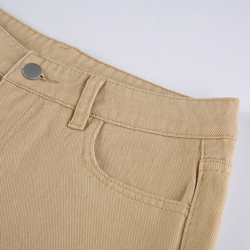 Spice Girl Style High Waist Slim Jeans Bell Bottoms - A Trust Market