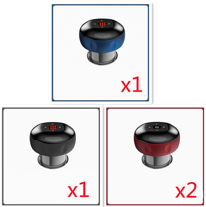 Electric Vacuum Cupping Massage Body. Cups For Anti-Cellulite Therapy And Body Massager