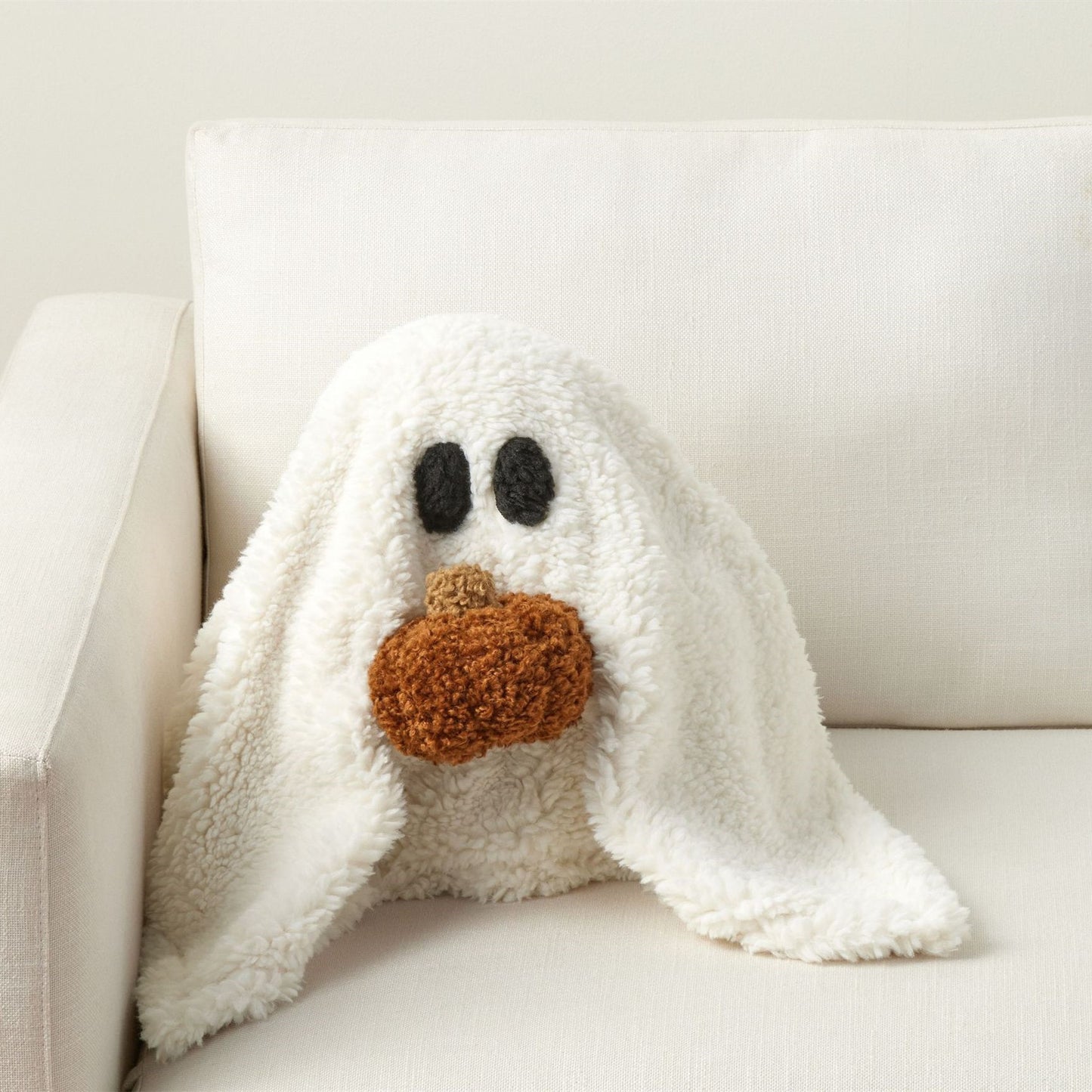 New Gus The Ghost With Pumpkin Pillow for Halloween Decoration - A Trust Market