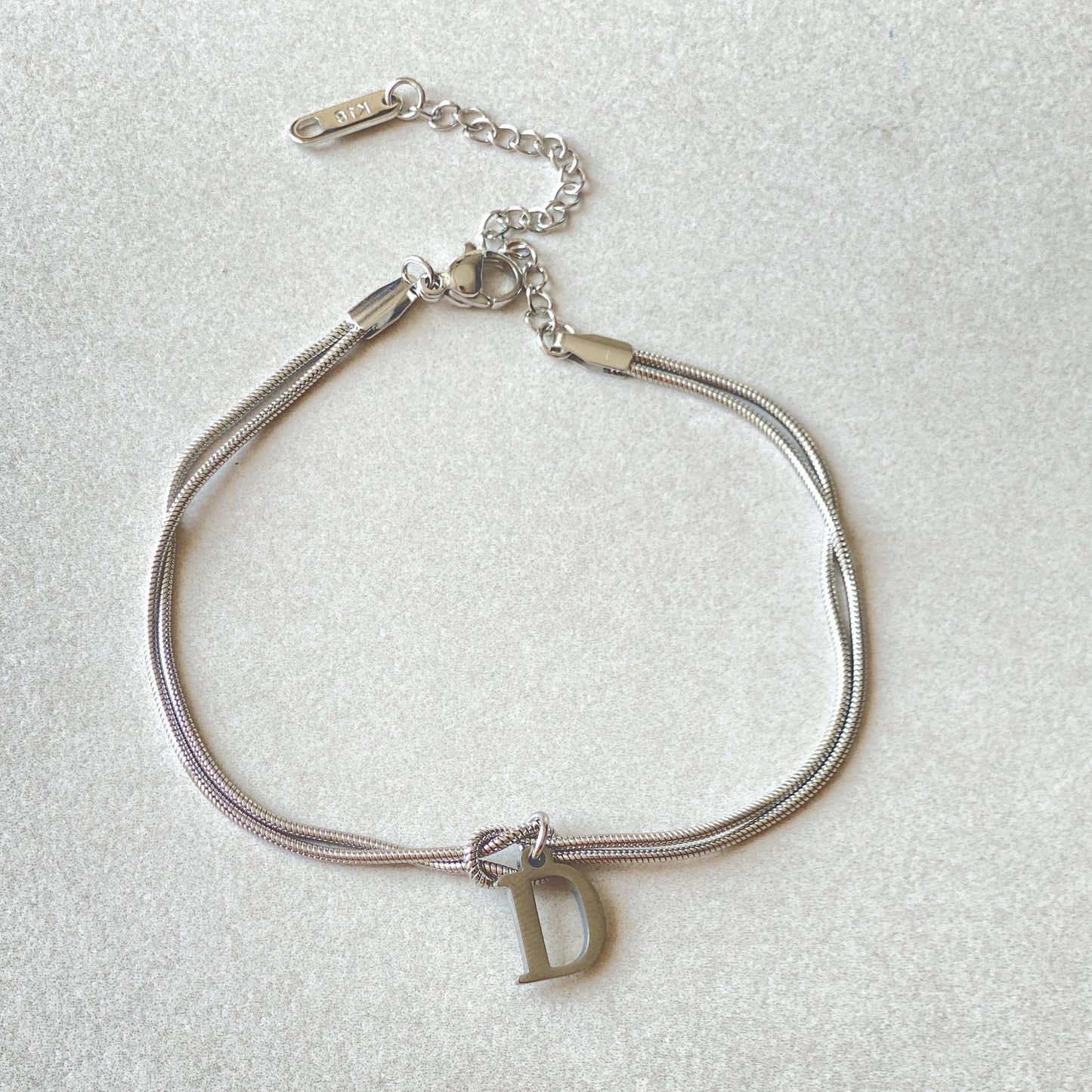 Wonderful A-Z Love Knot Bracelets For Couple