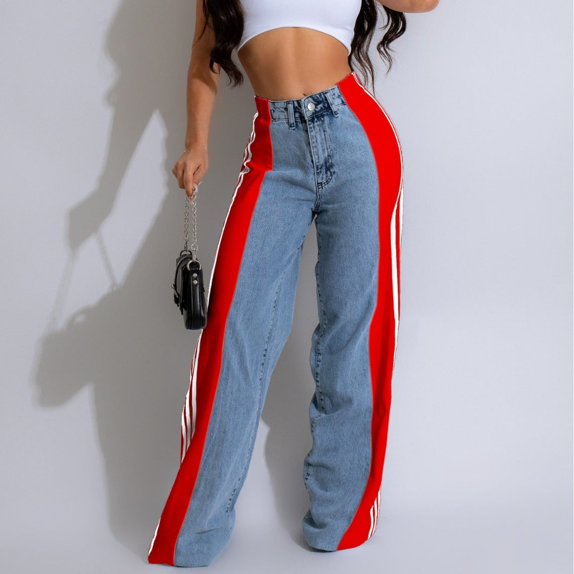Very beautiful 2024 Casual High Waist Pants Streetwear for Women - A Trust Market