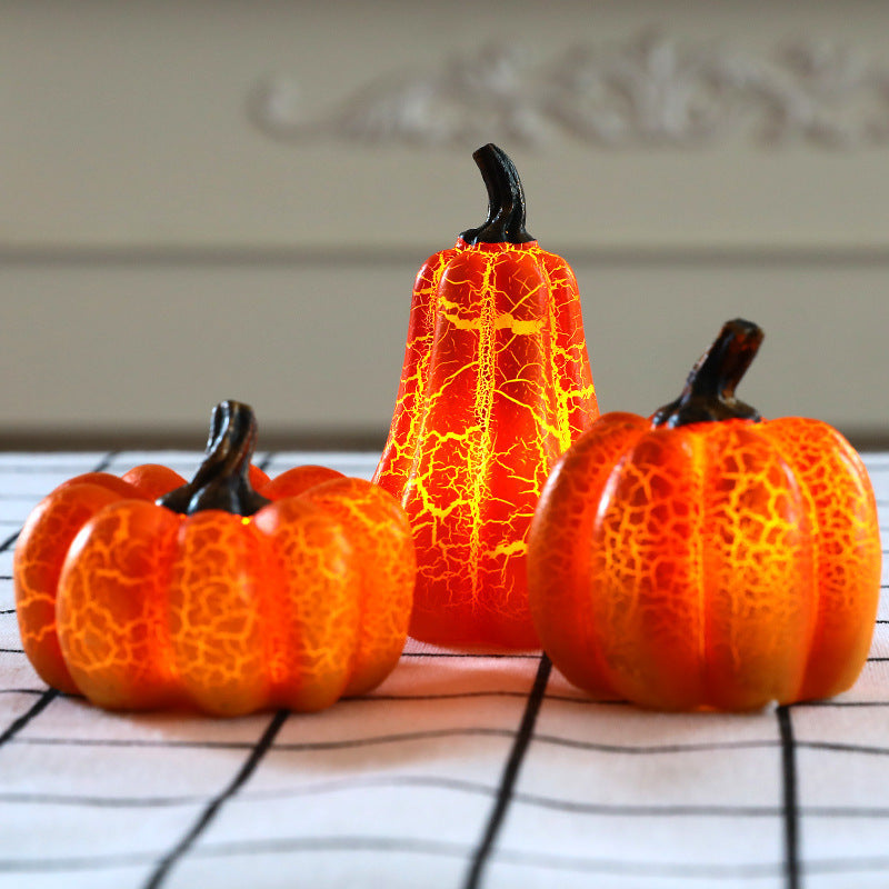 Halloween Pumpkin LED Candle Lantern - A Trust Market