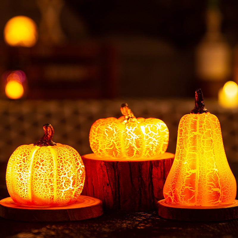 Halloween Pumpkin LED Candle Lantern - A Trust Market