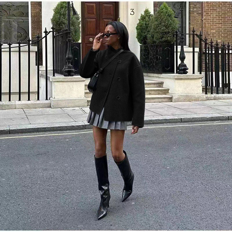 Fantastic Casual Short Double Breasted British Coat