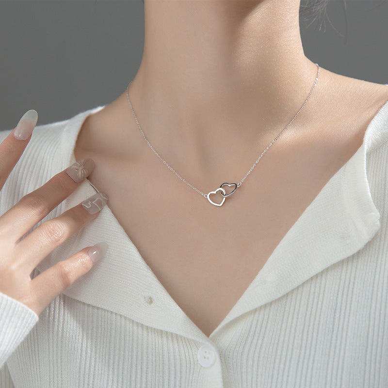 Beautiful Double Heart Necklace 💕