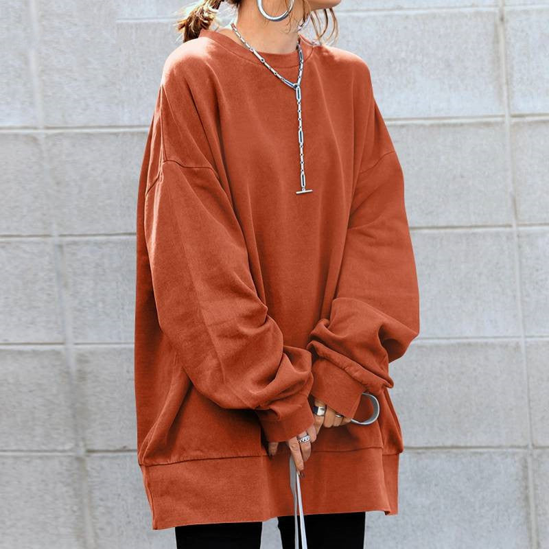 Fantastic Pullover Round Neck Loose Sweater