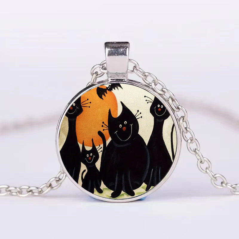 Beautiful Round Necklace For Halloween