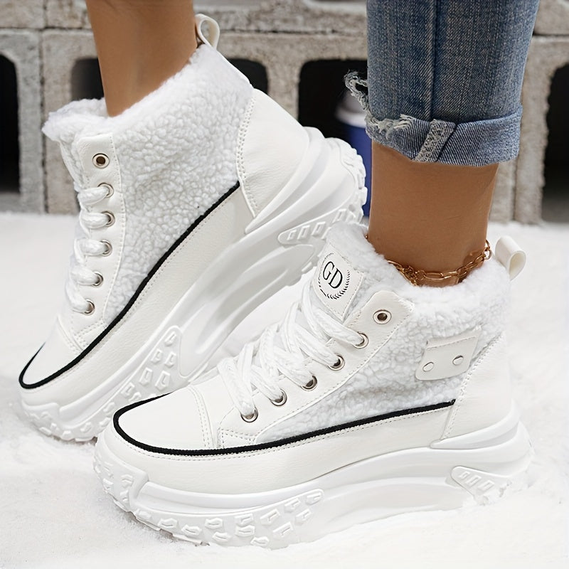 Thick And Warm Boots With Velvet For Women And Students