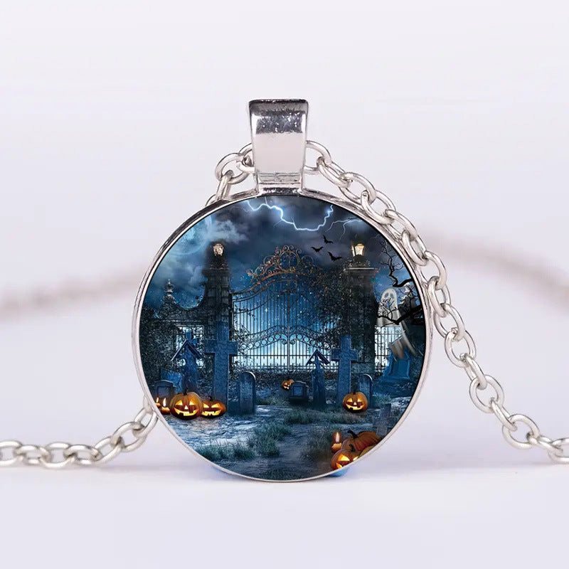 Beautiful Round Necklace For Halloween