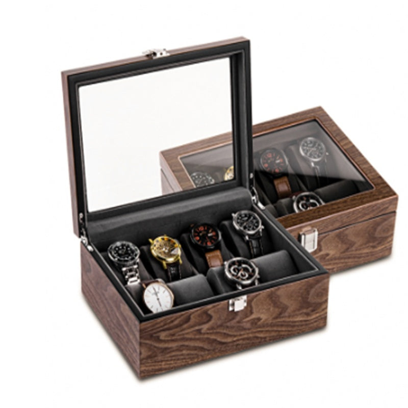 Walnut Watch Organizer Box - A Trust Market