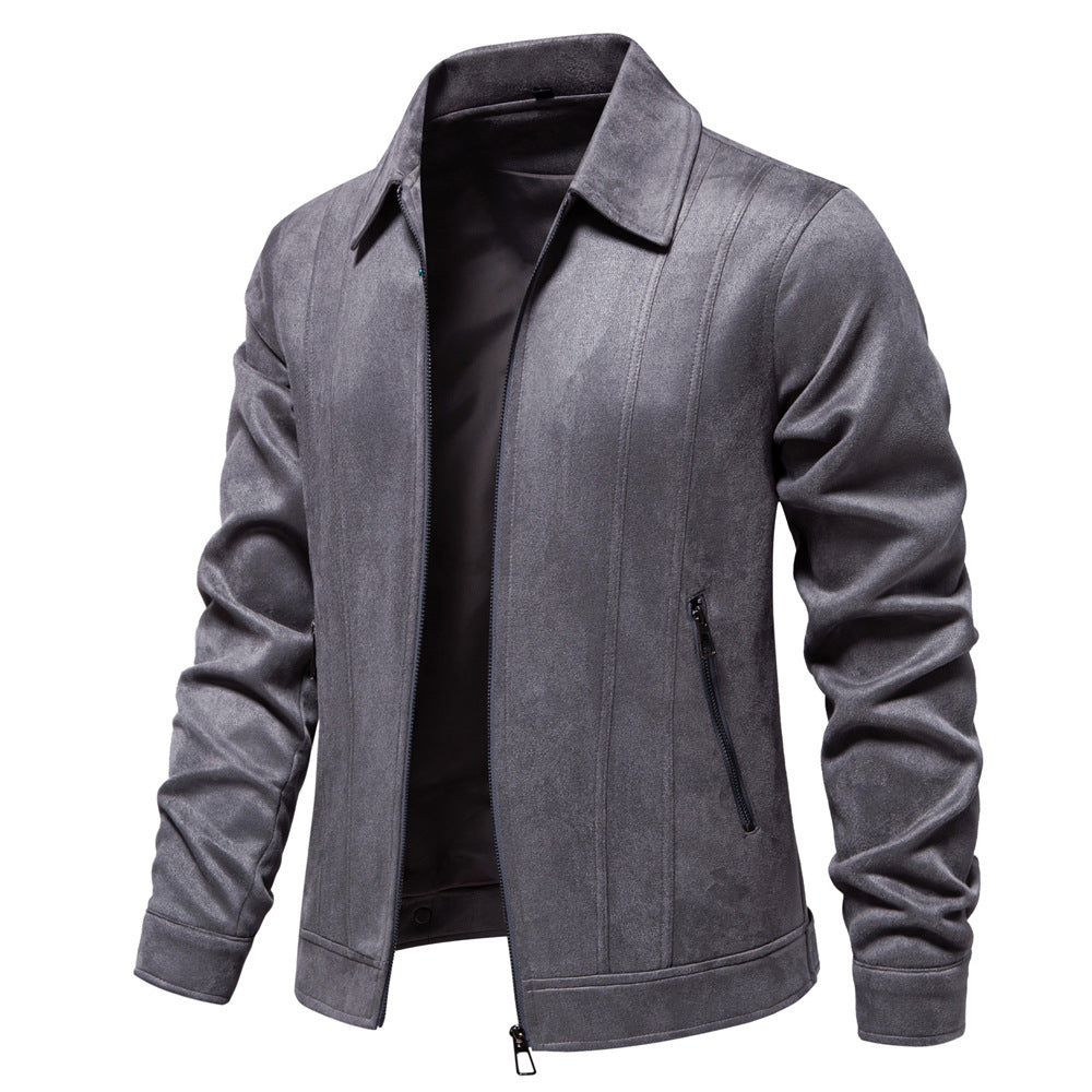 Fashion Suede Coat for Men