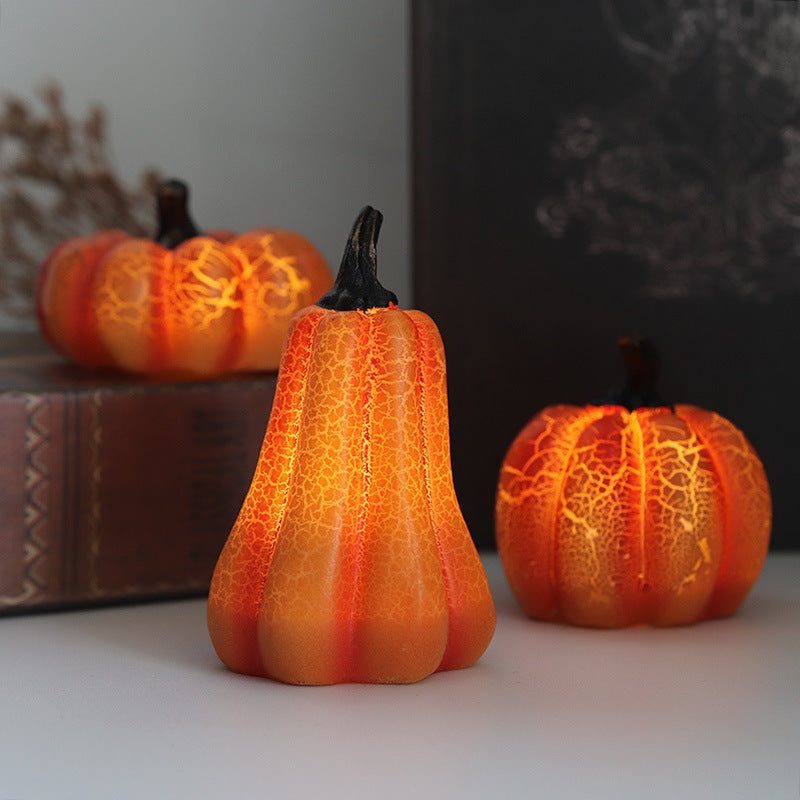 Halloween Pumpkin LED Candle Lantern - A Trust Market