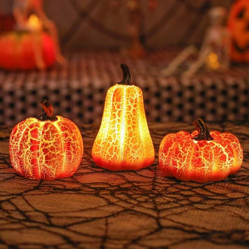 Halloween Pumpkin LED Candle Lantern - A Trust Market