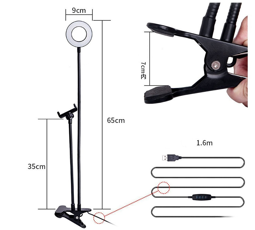 LED Selfie Ring Light for Lives. Adjustable Makeup Light - A Trust Market