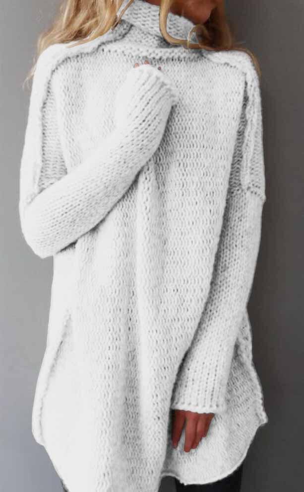 Wonderful Three-needle Craft Long-sleeved Sweater