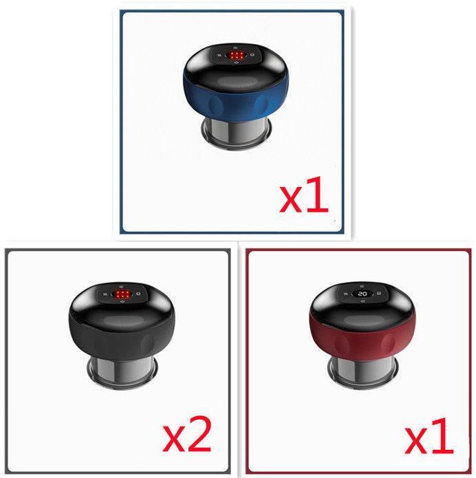 Electric Vacuum Cupping Massage Body. Cups For Anti-Cellulite Therapy And Body Massager