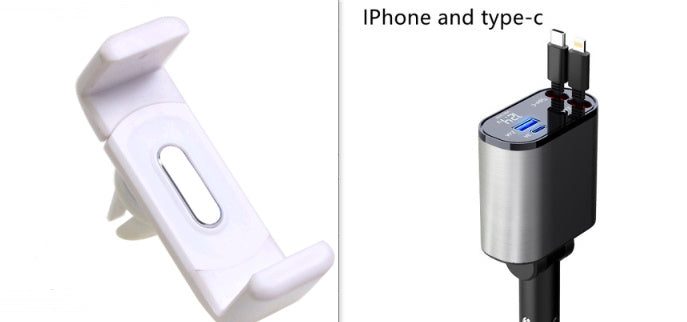 Great Super Fast Car Charger 100W With USB And TYPE-C Adapter