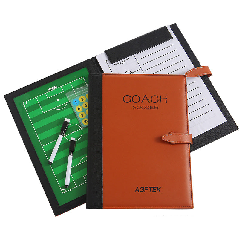 Soccer Tactical Board With Magnetic and Leather Cover - A Trust Market