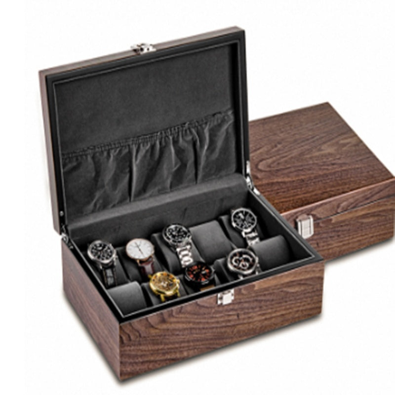Walnut Watch Organizer Box - A Trust Market