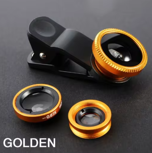 Fantastic 3 in 1 Fisheye Lens With iPhone Clip