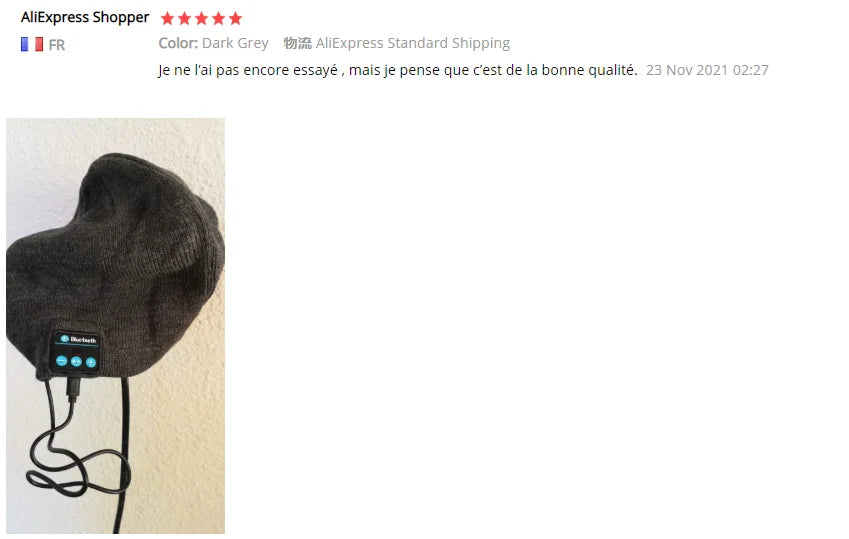 Innovative Bluetooth Beanie. USB Rechargeable