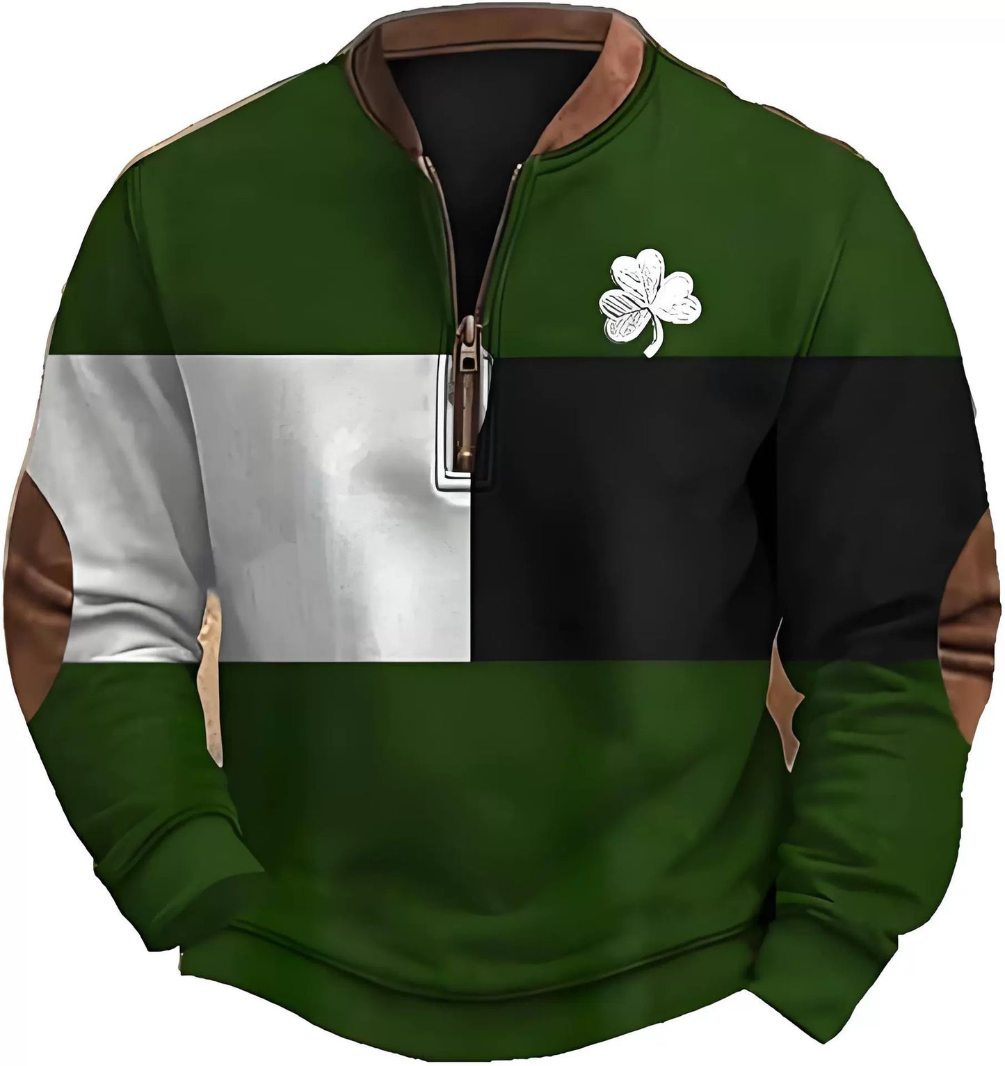 Great Sweatshirt With Zipper For Men ☘️