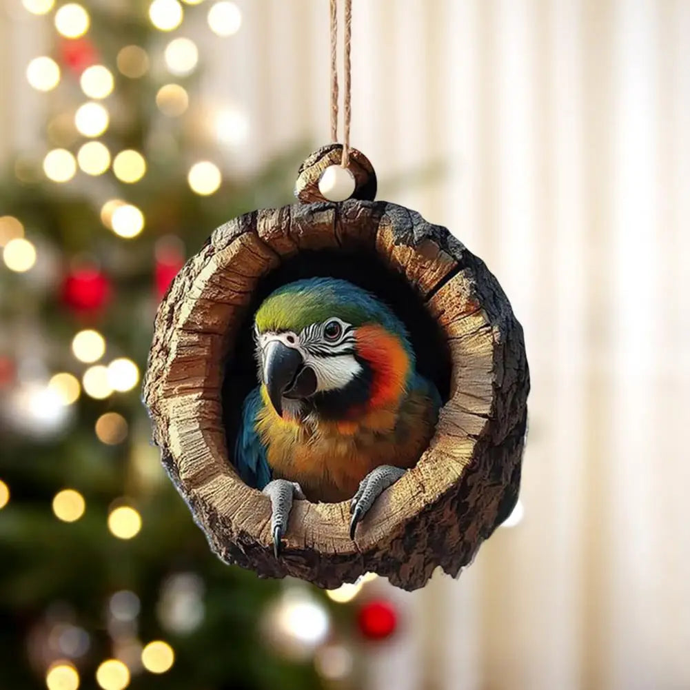 Christmas Ornaments In Acrylic Cartoon For Christmas And Home Decoration