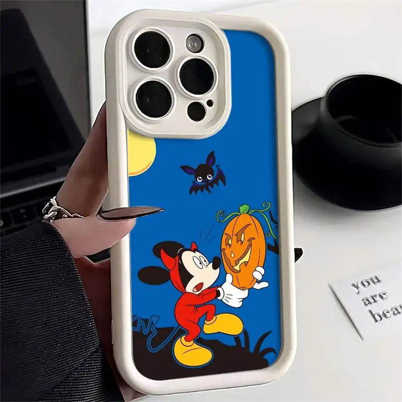 Mickey & Minnie Liquid Silicone Phone Case For Apple iPhone 11 12 13 14 15 - A Trust Market
