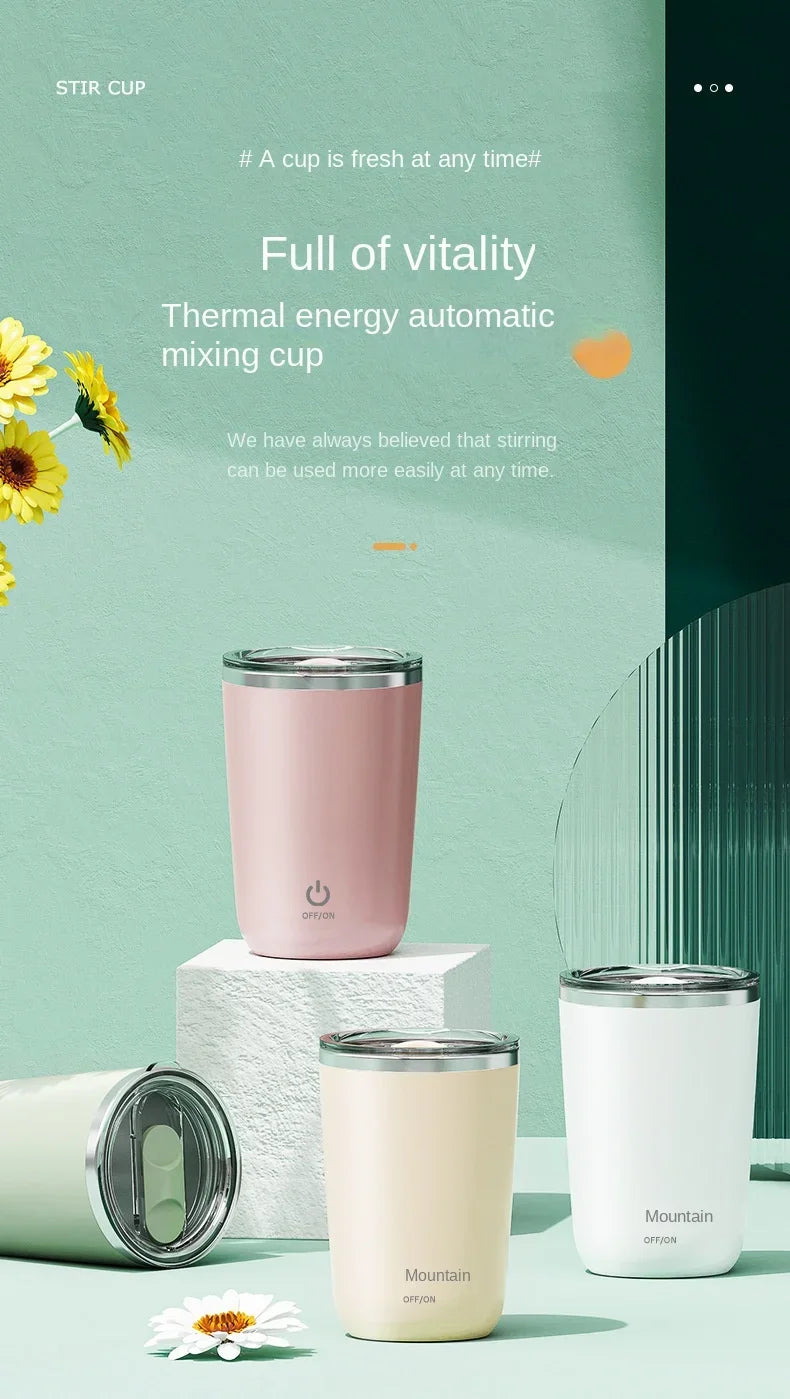 Fantastic Automatic Self Stirring Magnetic Mug - A Trust Market