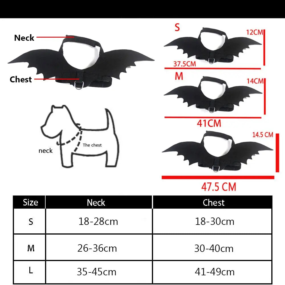 Cat & Dog Halloween Bat Wings Costume - A Trust Market