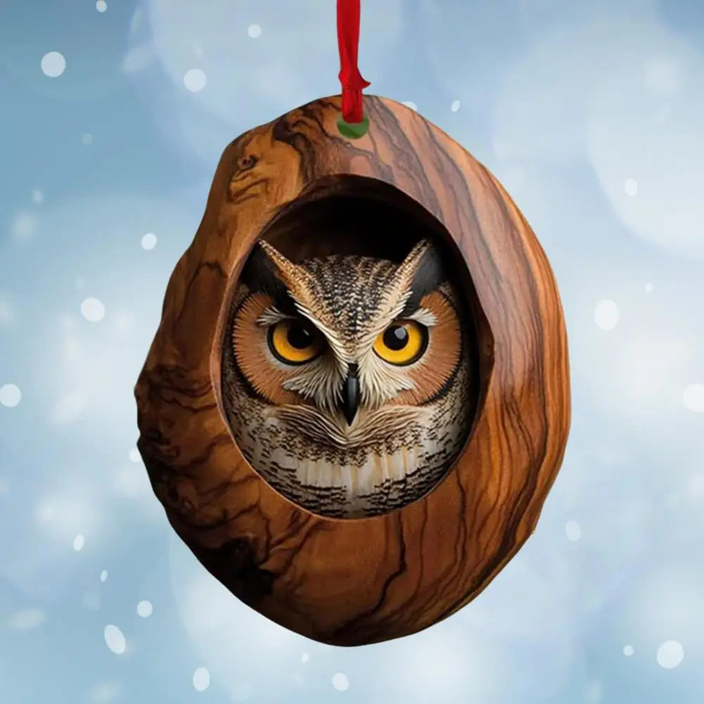 Christmas Ornaments In Acrylic Cartoon For Christmas And Home Decoration