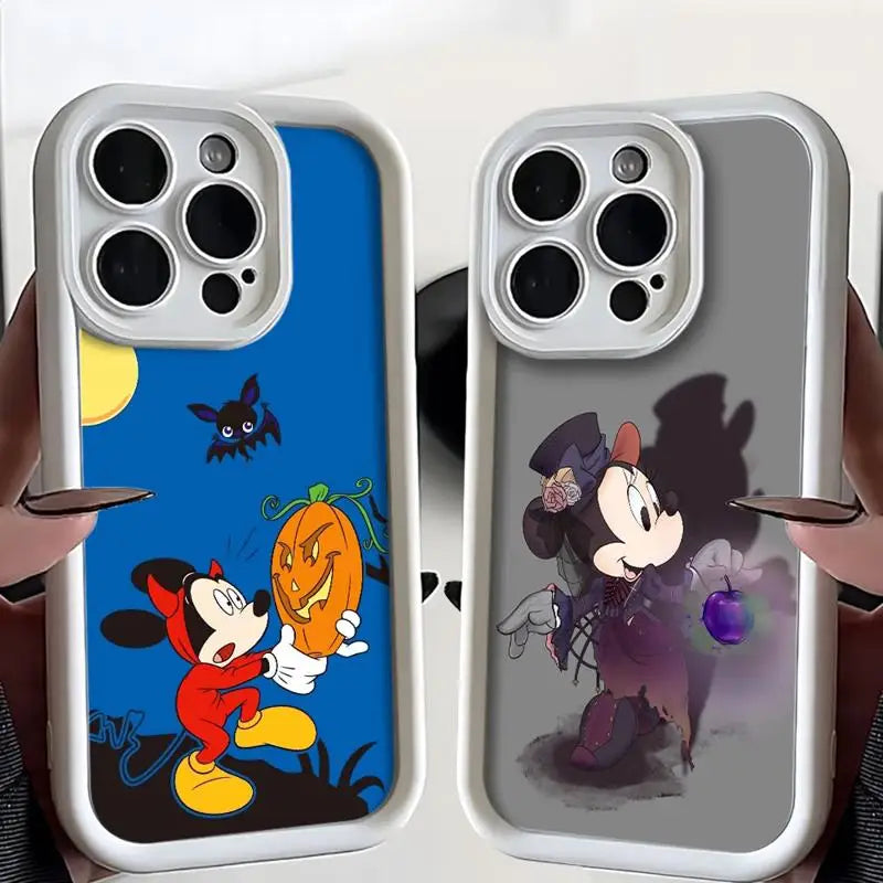 Mickey & Minnie Liquid Silicone Phone Case For Apple iPhone 11 12 13 14 15 - A Trust Market