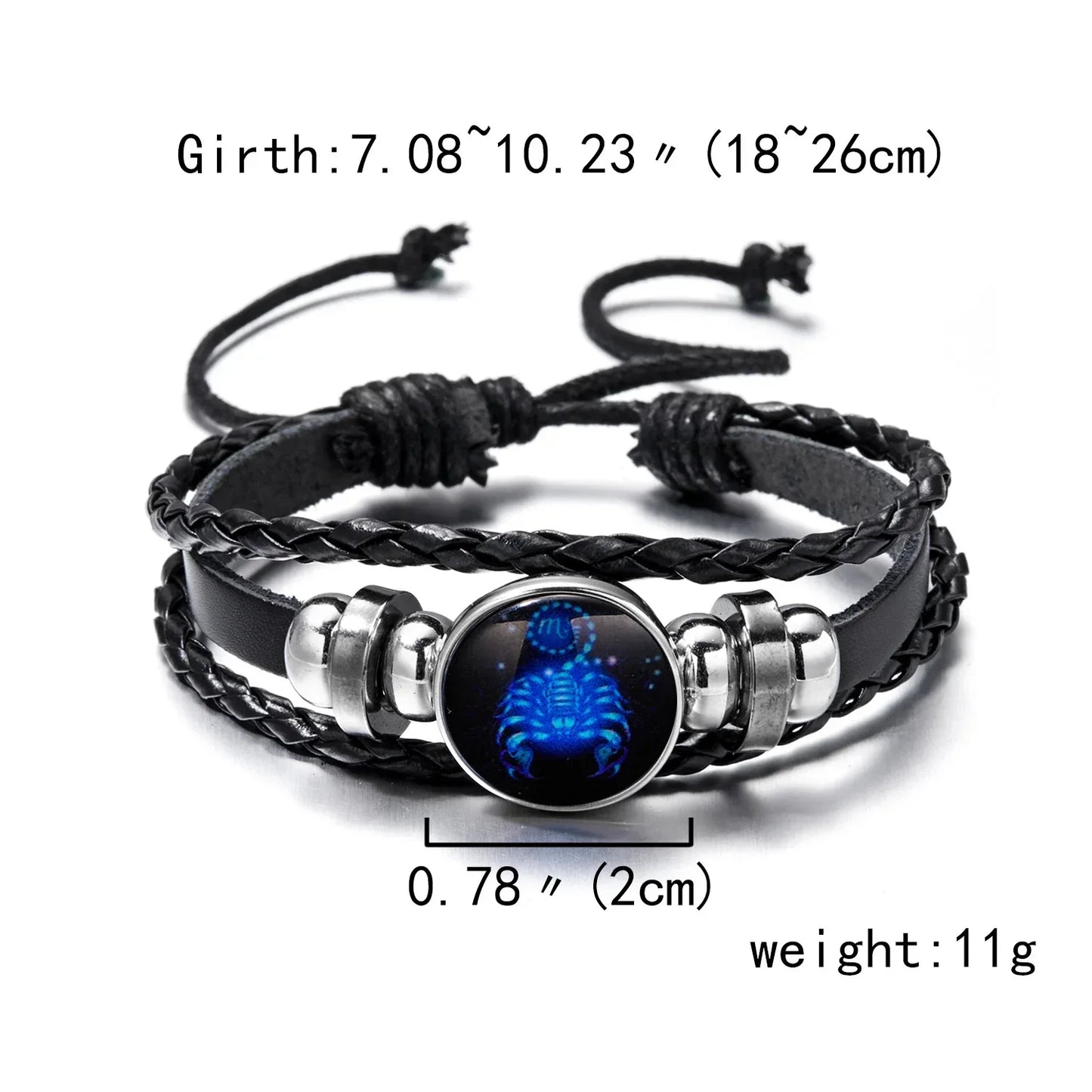 Spiritlet Bracelet With 12 Constellation Zodiac Sign