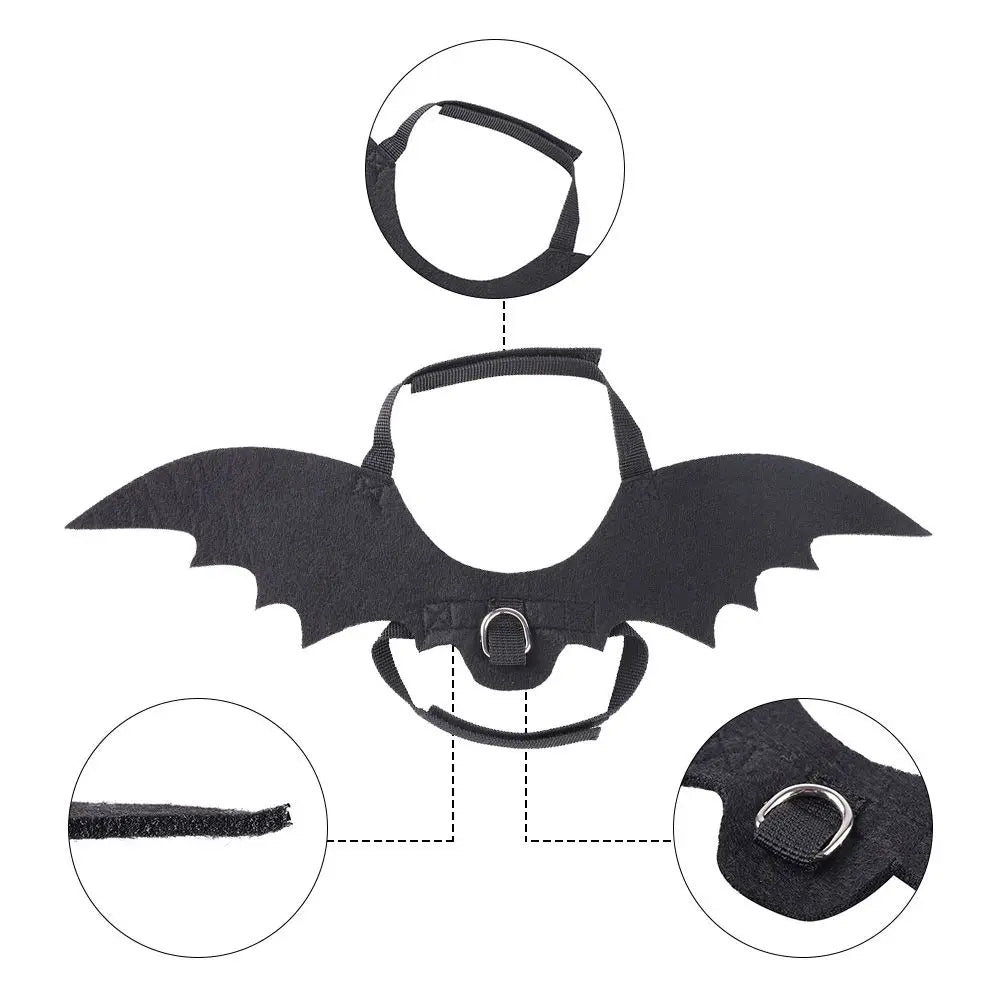 Cat & Dog Halloween Bat Wings Costume - A Trust Market