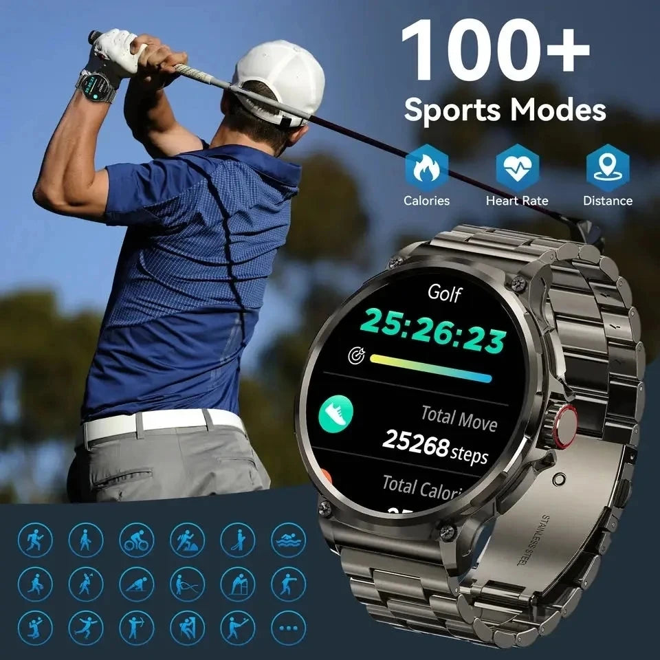 New 1.85-inch Ultra HD Smart Watch With GPS Track And Bluetooth Call