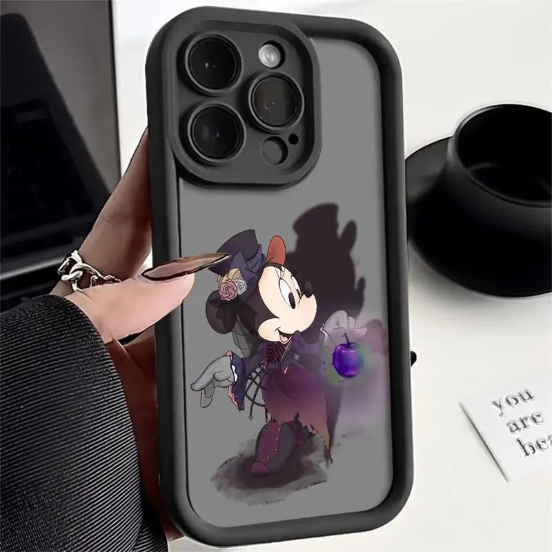 Mickey & Minnie Liquid Silicone Phone Case For Apple iPhone 11 12 13 14 15 - A Trust Market