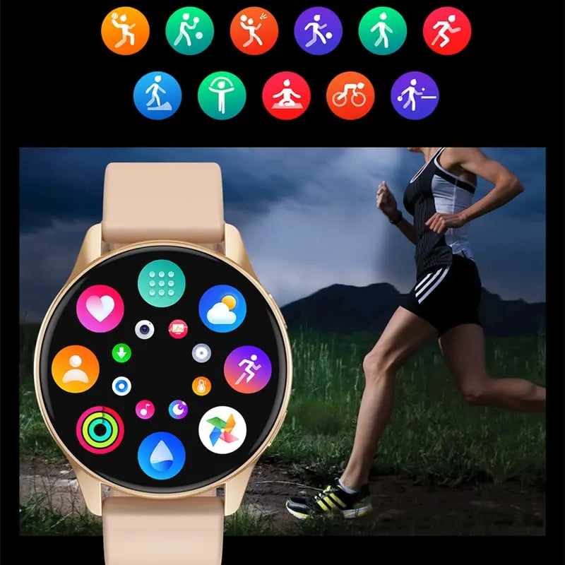 LIGE Men Smart Watch With Heart Rate and Blood Pressure Monitoring